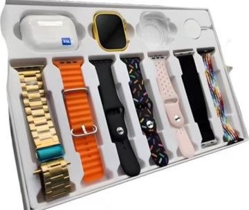 Gold ultra watch with air bads  good quality