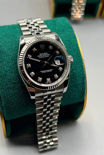 Rolex watch black dial good quality